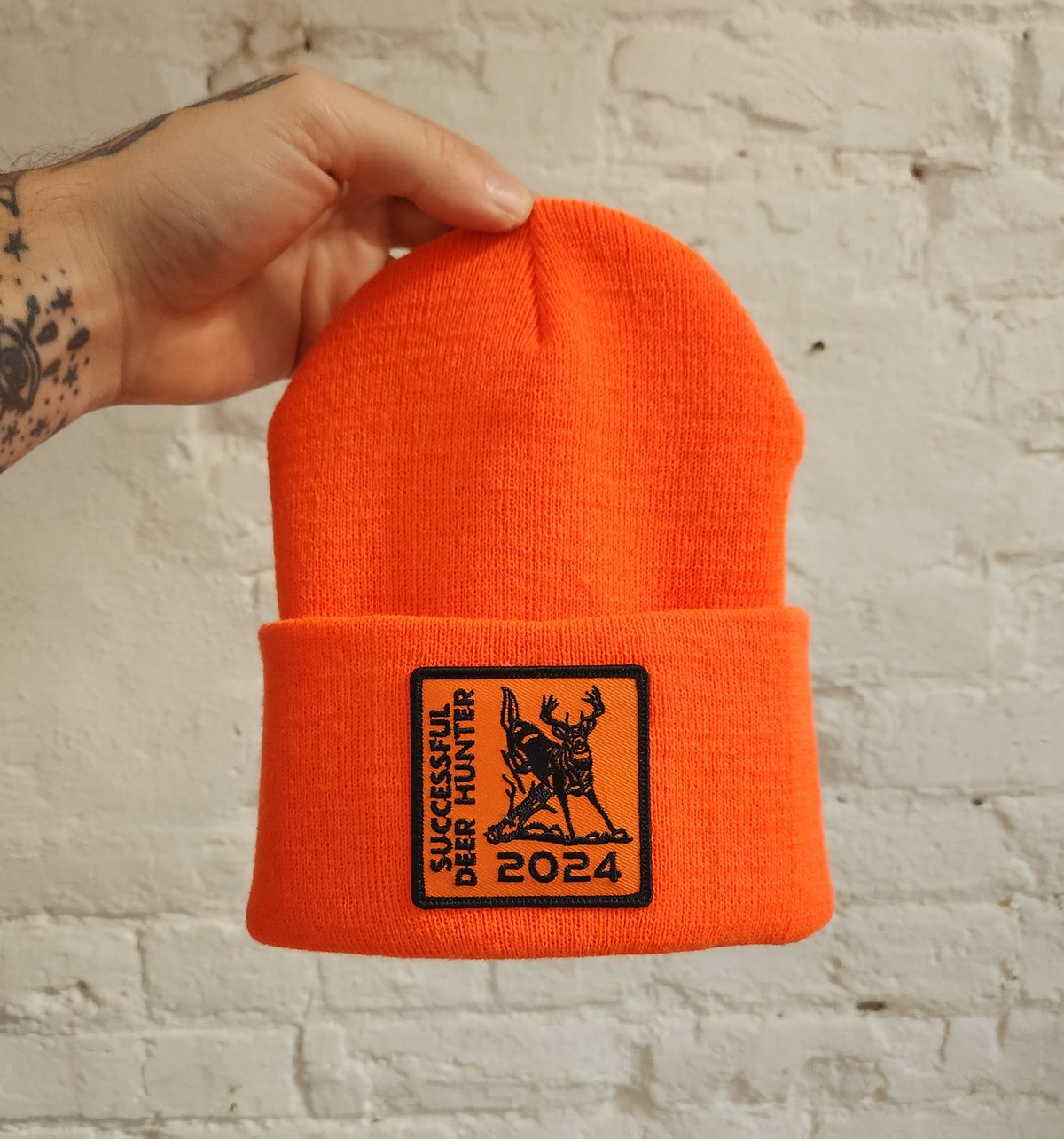 Image of Blaze Orange Huntin' cap