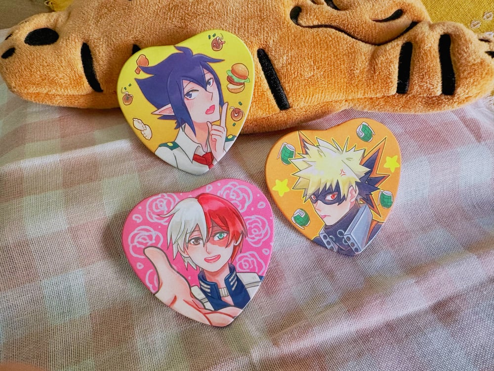 BNHA: Heart Buttons