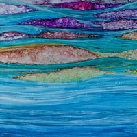 Image 2 of Sky Island Glass Painting