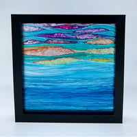 Image 1 of Sky Island Glass Painting