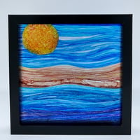 Image 1 of Sun and Sky Glass Painting