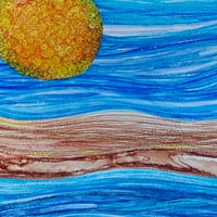 Image 2 of Sun and Sky Glass Painting