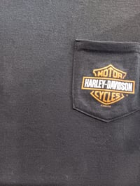 Image 1 of Blackbridge Harley-Davidson Dealer Tee - Bar & Shield Pocket