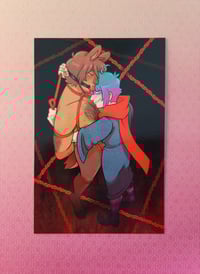 Image 1 of Red Rope Print