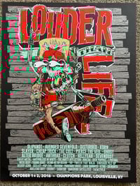 Image 1 of Louder Than Life (Tag-Board) Poster 18" x 24" Full Color, 2016