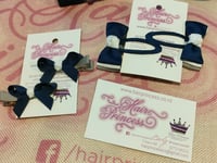Image 3 of Navy, Grey and White