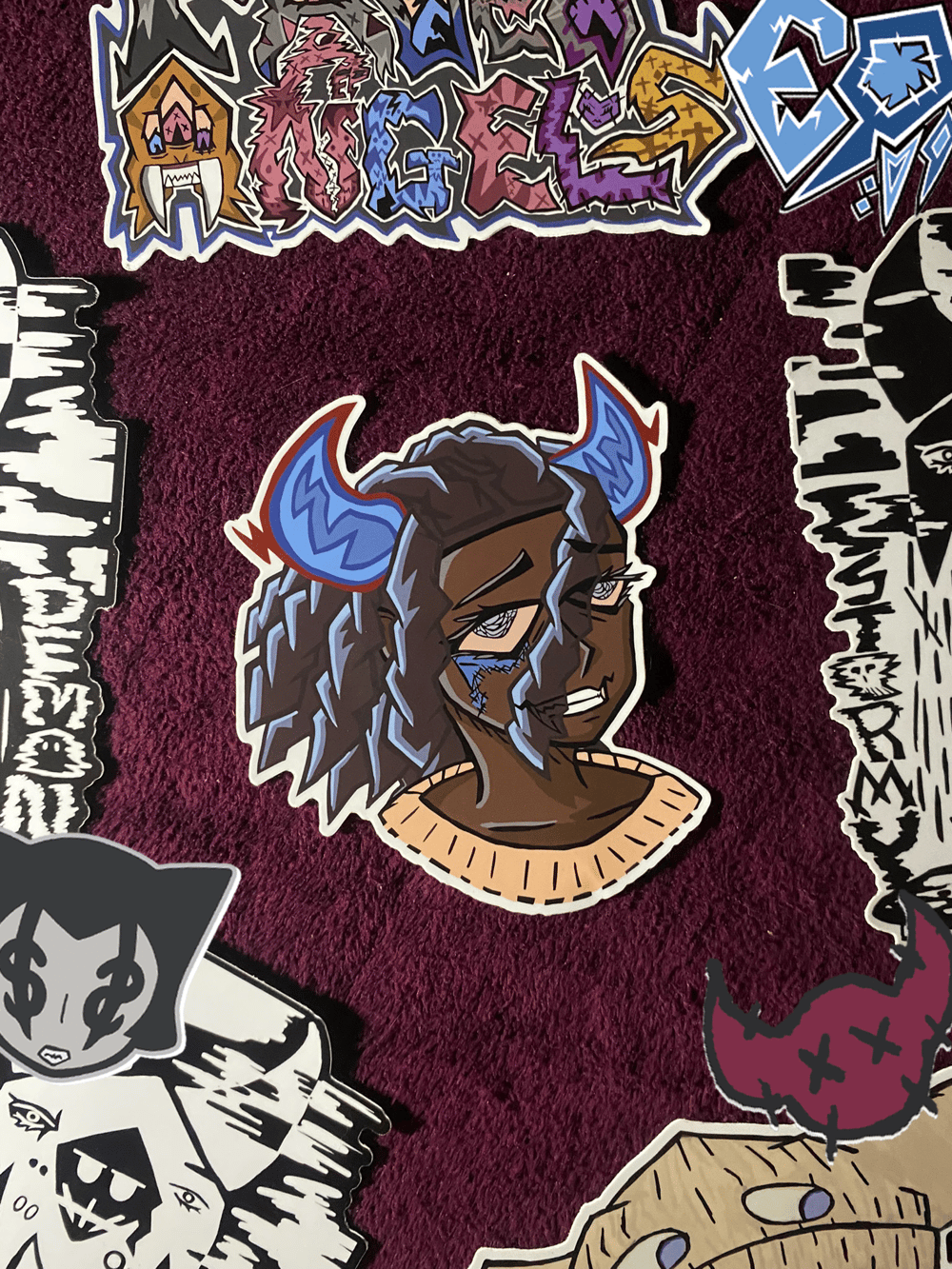 Image of Faded Angels "Teivi" Sticker Pack