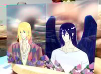 Image 3 of Howl's Secret Garden Transparent Print 5x7