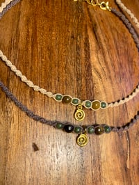 Image 4 of Spiral beaded choker