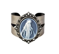 Our Lady of Grace Cameo Bangle Bracelet