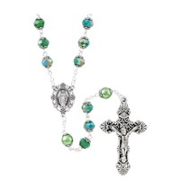 Seafoam Orvieto Collection Rosary