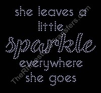 SHE LEAVES SPARKLES