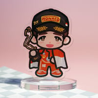 Image 1 of charles wins monaco! standee