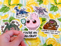 Image 1 of Aggressive Pokemon Stickers - 6.0