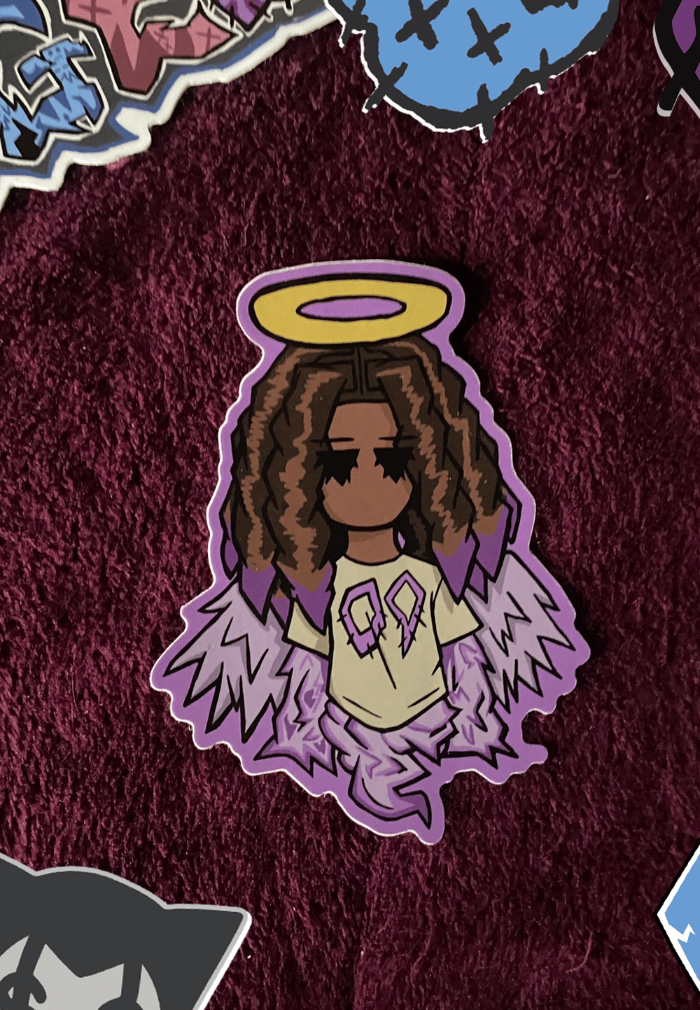 Image of Faded Angels PURPLE "Sticker" PACK