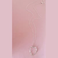 Image 2 of Melty Heart Pendant- In Stock