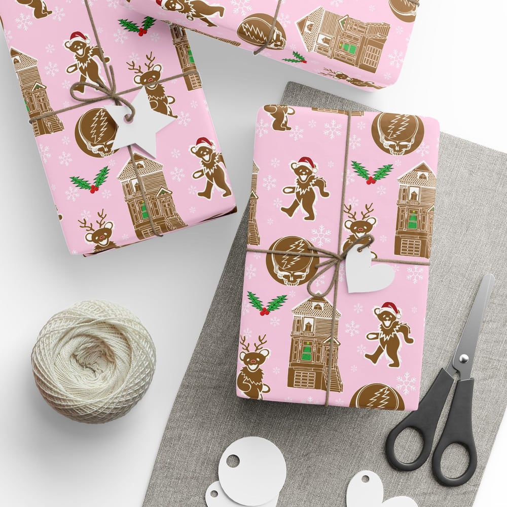 Image of “How sweet it is” Gingerdead cookie wrapping paper