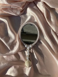 Image 2 of Mermaid-core seashell mirror