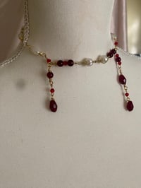 Image 3 of Red ruby elegant formal necklace