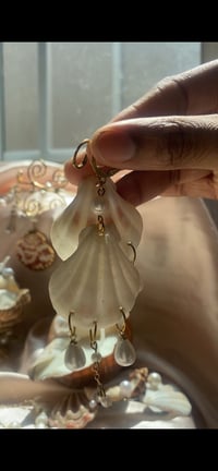 Image 3 of Clam shell earrings