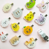 Image 2 of Seventeen Acrylic Hair Clips