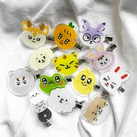 Image 1 of Seventeen Acrylic Hair Clips