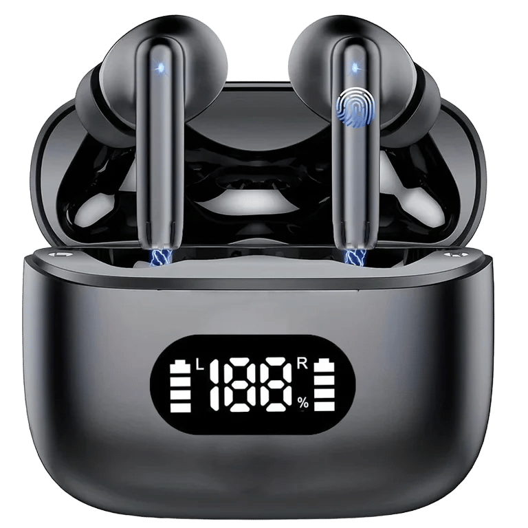 MSL UYXIO Wireless Earphone 40dB Noise Cancelling Bluetooth 5.3 with LED Display