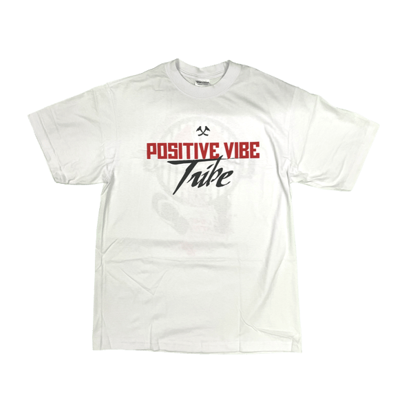 Image of Tribe Marianas x Zori Talks - Positive Vibe Tribe Tee (White)