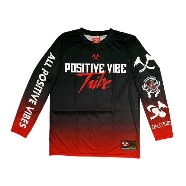 Image of Tribe Marianas x Zori Talks - Positive Vibe Dri-Fit L/S