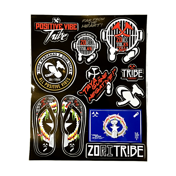 Image of Tribe Marianas x Zori Talks - Sticker Sheet