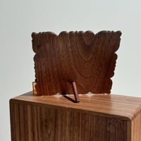 Image 7 of 1/6 Scale Walnut Carved Decorative Miniature Mirror