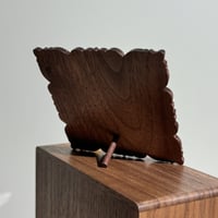 Image 8 of 1/6 Scale Walnut Carved Decorative Miniature Mirror