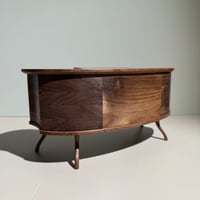 Image 12 of 1:6 Scale Handcrafted Walnut Vanity Table – Dollhouse furniture