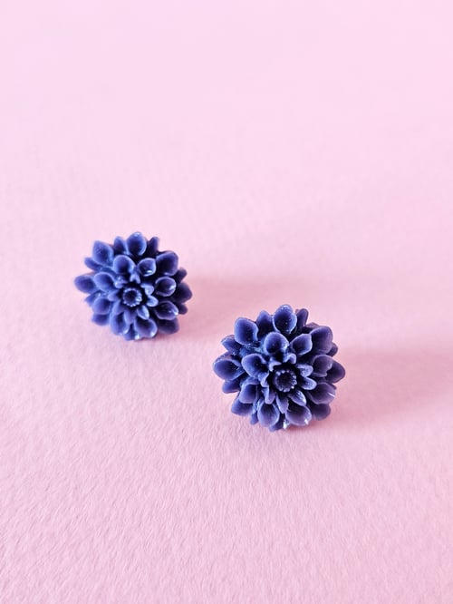 Image of Pendientes DAHLIA - Azul