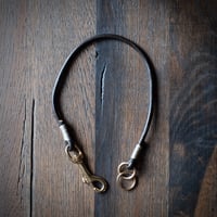 wallet/key lanyard (dark brown) 