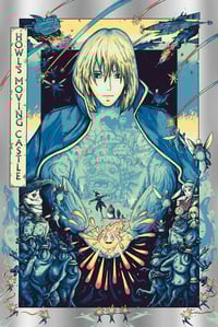 "Howl's Moving Castle"  - Metallic Foil