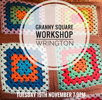 Image 1 of Wrington Granny Square workshop Tuesday November 19th 7-9pm