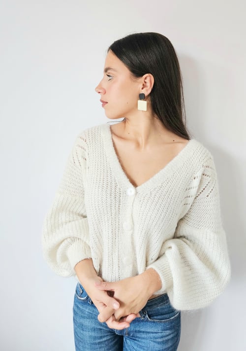 Image of Pendientes SQUARE - Blanco