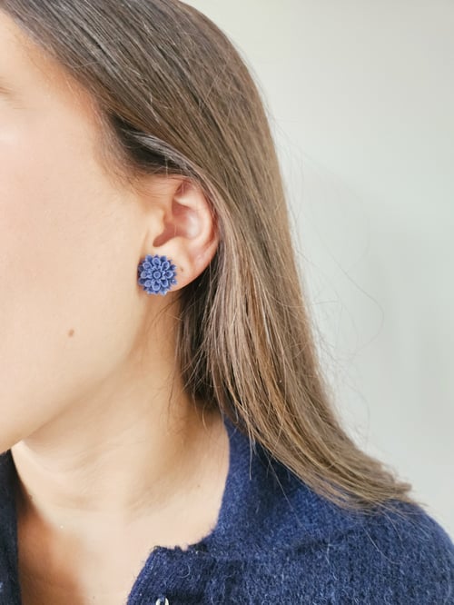 Image of Pendientes DAHLIA - Azul