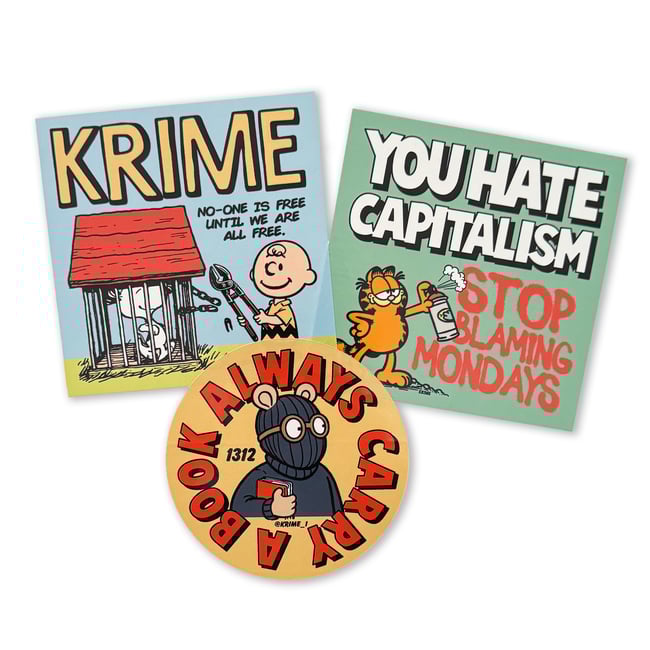 CARTOON VINYL STICKER PACK