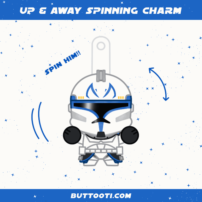 ☆ Up & Away Captain Rex Spinny Charm ☆