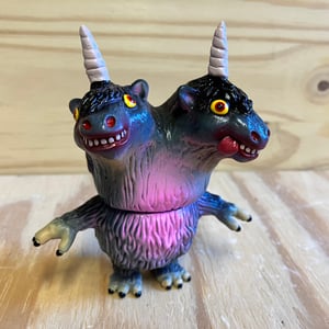 Image of Grey 2-headed Unicorn Monster!