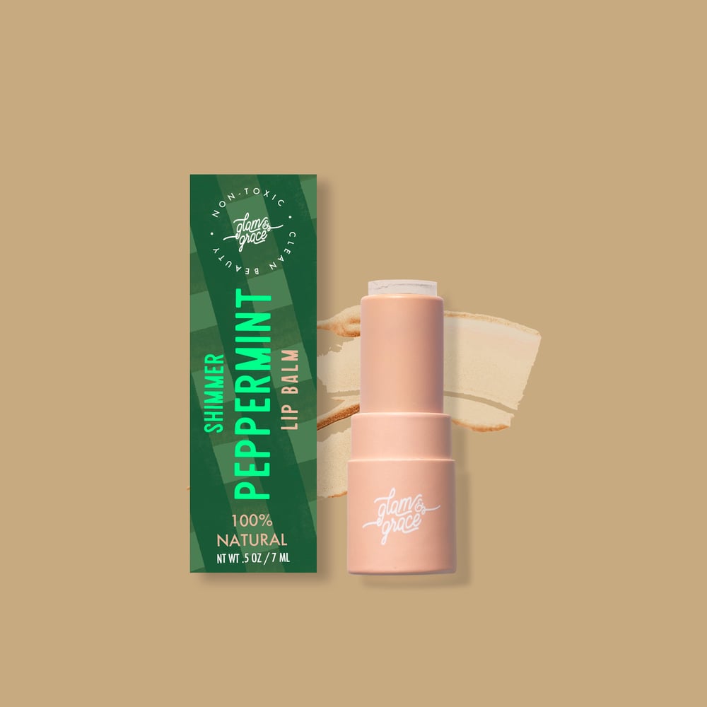 Image of Holiday Shimmer Lip Balm - Peppermint