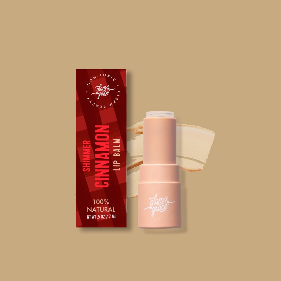 Image of Holiday Shimmer Lip Balm - Cinnamon