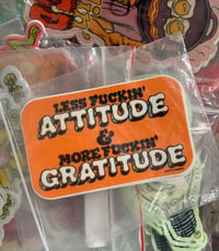 Attitude Adjuster - Orng Sticker