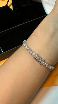 Image 4 of Moissanite Tennis Bracelet