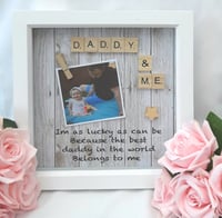 Image 6 of Personalised Daddy Frame,Dad Gift,Dad Frame, Fathers Day Gift,New Dad Gift,Daddy Scrabble Frame,Dad 