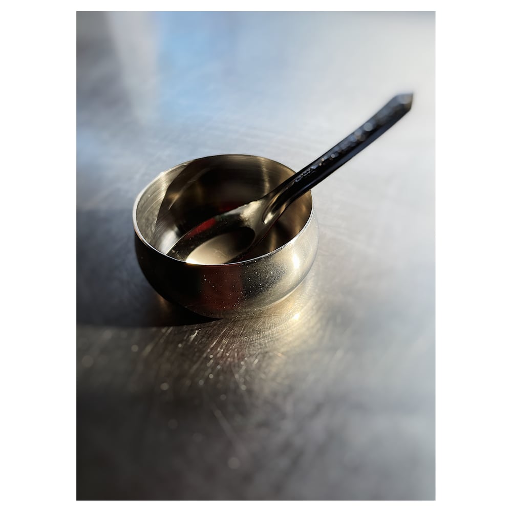 Image of Salt Dish & Spoon