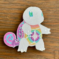 Image 4 of Ornate squirtle pin 