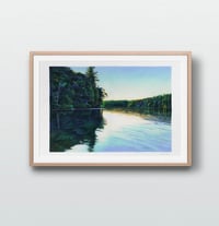 Image 4 of L'étang de Walden #3 (giclee Print, A3)